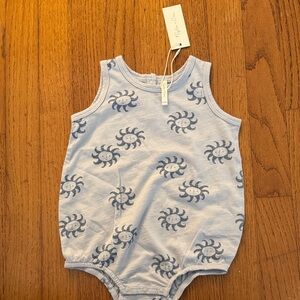 Rylee + Cru Light Blue Sunprint Baby One-Piece